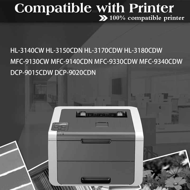 MOLIMER 2-Pack TN-221 TN221BK Black Toner Cartridge Replacement for Brother TN221 TN-221BK HL-3140CW HL-3170CDW MFC-9130CW MFC-9330CDW Printer TN2212PK - Image 2
